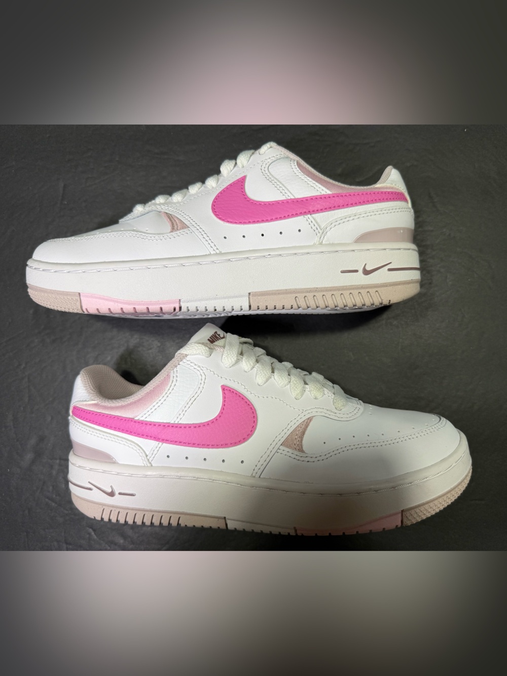Nike Air Gamma Force Women’s White Pink Sneakers Shoe Size- 7.5 - Picture 4 of 10
